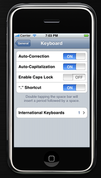 International Keyboard